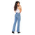 LOWLA 212358 | High Rise Butt Lift Mom Flare Colombian Jeans with Ankle Openings-5-Shapes Secrets Fajas