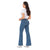 LOWLA 212357 | Regular Rise Butt Lift Flare Colombian Jeans with Removable Pads-7-Shapes Secrets Fajas