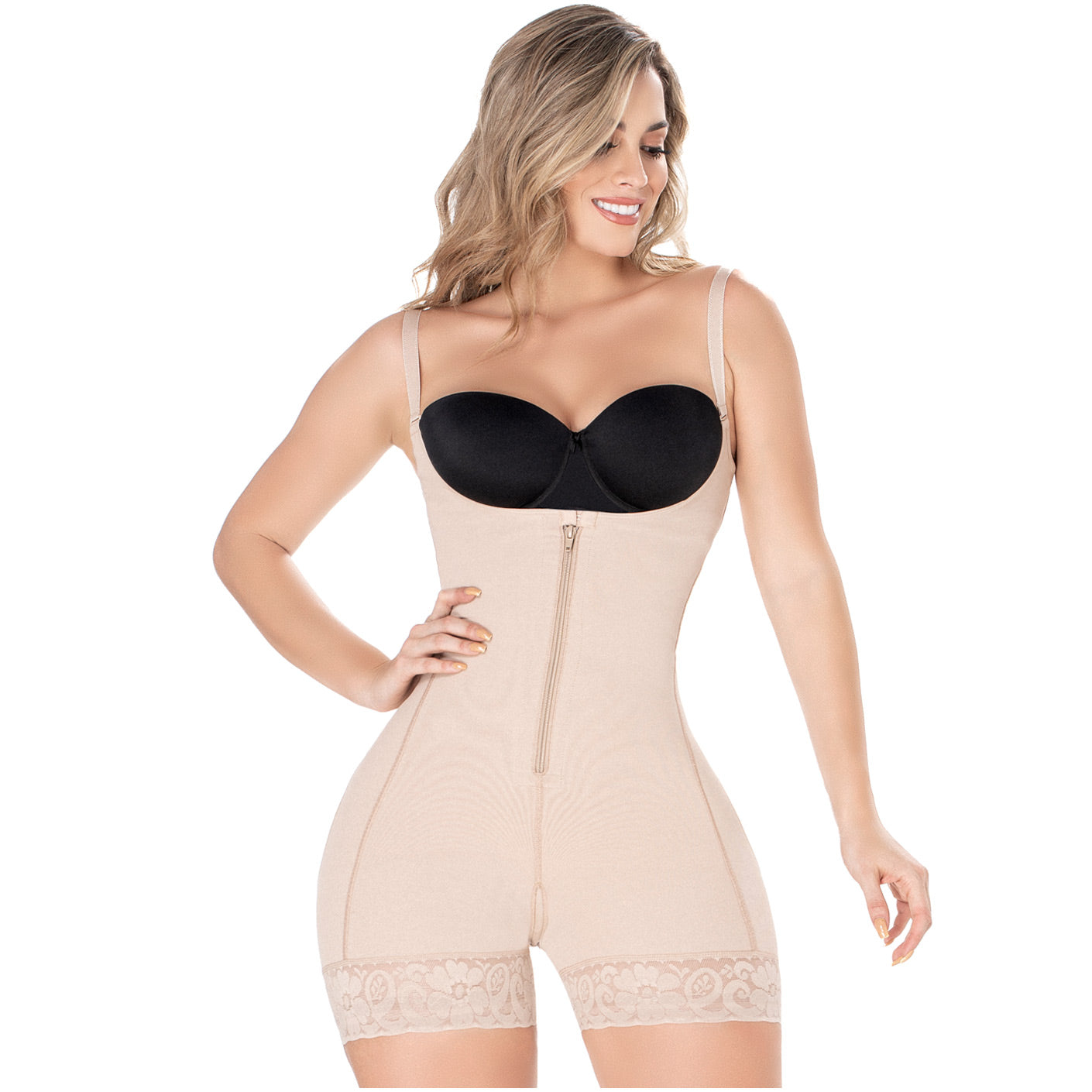 Tummy Tuck Post-Surgery and Daily Use Shapewear with Flat Zipper