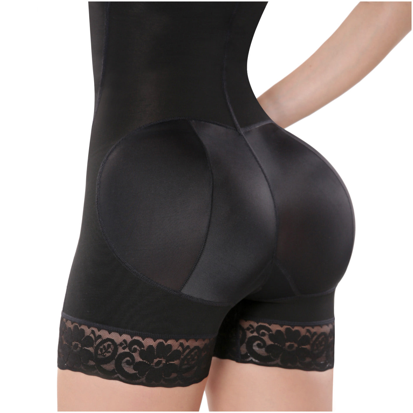 Tummy Tuck Post-Surgery and Daily Use Shapewear with Flat Zipper, Open Bust, & Medium Compression Diane & Geordi 2396-10-Shapes Secrets Fajas