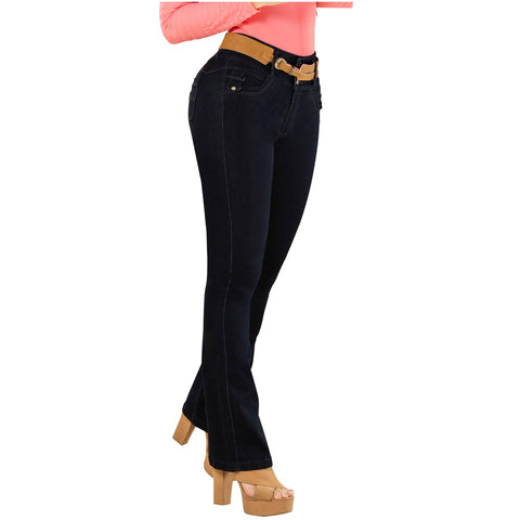 DRAXY 1319 Colombian Butt Lifter Flared Jeans - SS
