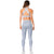 FLEXMEE Sportwear/Sport Bra 902032 2020-1 Spring Summer Collection Color Shiny Silver-4-Shapes Secrets Fajas
