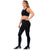 FLEXMEE Sportwear/Sport Bra 902035 2020-1 Spring Summer Collection Color Black-2-Shapes Secrets Fajas