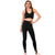 FLEXMEE Sportwear/Sport Bra 902036 2020-1 Spring Summer Collection Color Black-1-Shapes Secrets Fajas