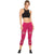 Flexmee 944103 Luxury Crop Capri Polyester Activewear Workout Pants Trousers