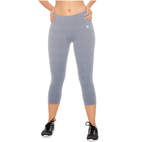 Flexmee 944201 Liberty Capri Polyester Activewear Workout Pants Trousers-5-Shapes Secrets Fajas