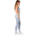 FLEXMEE Sportwear/Leggings 946137 2020-1 Spring Summer Collection Color Shiny Silver-3-Shapes Secrets Fajas