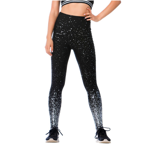 FLEXMEE Sportwear-Legging 946166 2020-1 Spring Summer Collection Color Black-5-Shapes Secrets Fajas
