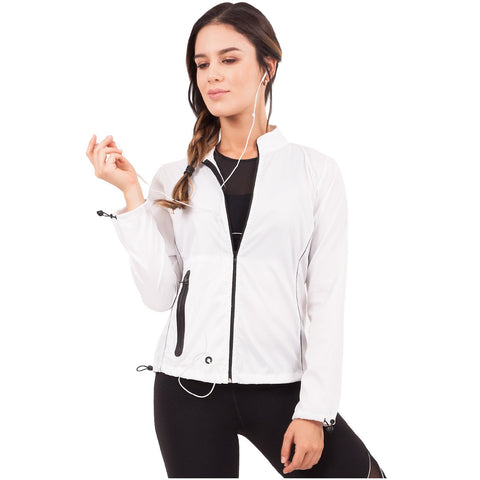 FLEXMEE 982002 Waves Athleisure Windbreaker With Pocket | Polyester - Shapes Secrets
