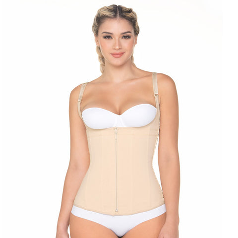 Fajas MariaE FU124 | Slimming Tummy Control Shapewear Vest for Women | Post Surgery and Daily Use | Powernet-1-Shapes Secrets Fajas