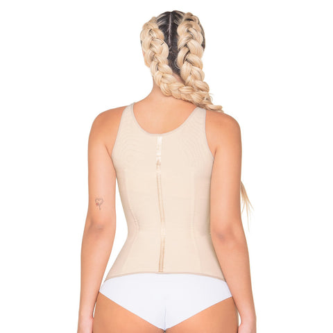 Fajas MariaE FU124 | Slimming Tummy Control Shapewear Vest for Women | Post Surgery and Daily Use | Powernet-4-Shapes Secrets Fajas