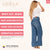 Women Distressed Denim High Rise Full Length Wide Leg Jeans Lowla 212395-11-Shapes Secrets Fajas