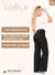 High Waisted White Straight Leg jeans for Women Lowla 242363-15-Shapes Secrets Fajas