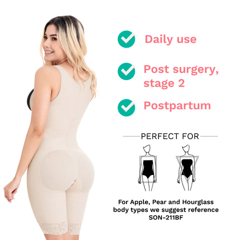 SONRYSE 097ZF Postpartum and Post Surgery Tummy Control Shapewear-5-Shapes Secrets Fajas