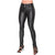 LOWLA CCS2B0719 | Faux Leather Mid Rise Jeans For Women-1-Shapes Secrets Fajas