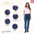 LOWLA 212359 | Regular Rise Butt Lift Straight Colombian Mom Jeans for Women-8-Shapes Secrets Fajas