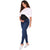 Lowla M219898 | Women Maternity Skinny Jeans with Belly Panel-6-Shapes Secrets Fajas