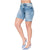 Butt Lifter High Waisted Shorts Denim Distressed Jeans for Women Lowla 232361-2-Shapes Secrets Fajas