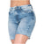 Butt Lifter High Waisted Shorts Denim Distressed Jeans for Women Lowla 232361-8-Shapes Secrets Fajas