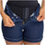 Lowla 239717 | Women Jean Butt Lifting Shorts with Inner Girdle