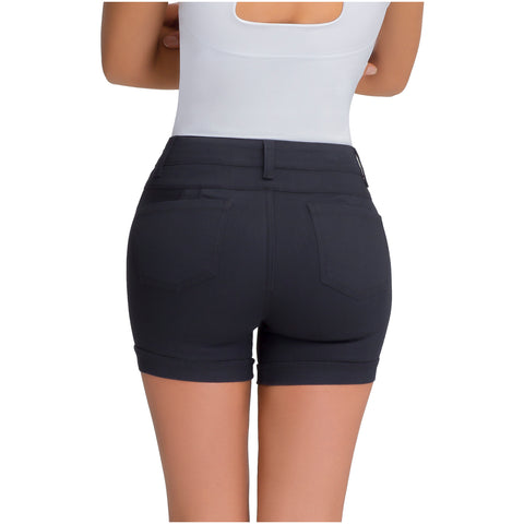 Lowla 239941 | Colombian Butt Lifter Shorts with Removable Pads and Inner Girdle-1-Shapes Secrets Fajas