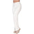 High Waisted White Straight Leg jeans for Women Lowla 242363-4-Shapes Secrets Fajas