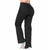 High Waisted White Straight Leg jeans for Women Lowla 242363-7-Shapes Secrets Fajas