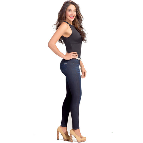 Lowla 218236 | Skinny Butt Lifting Jeans for Women with Removable Butt Pads