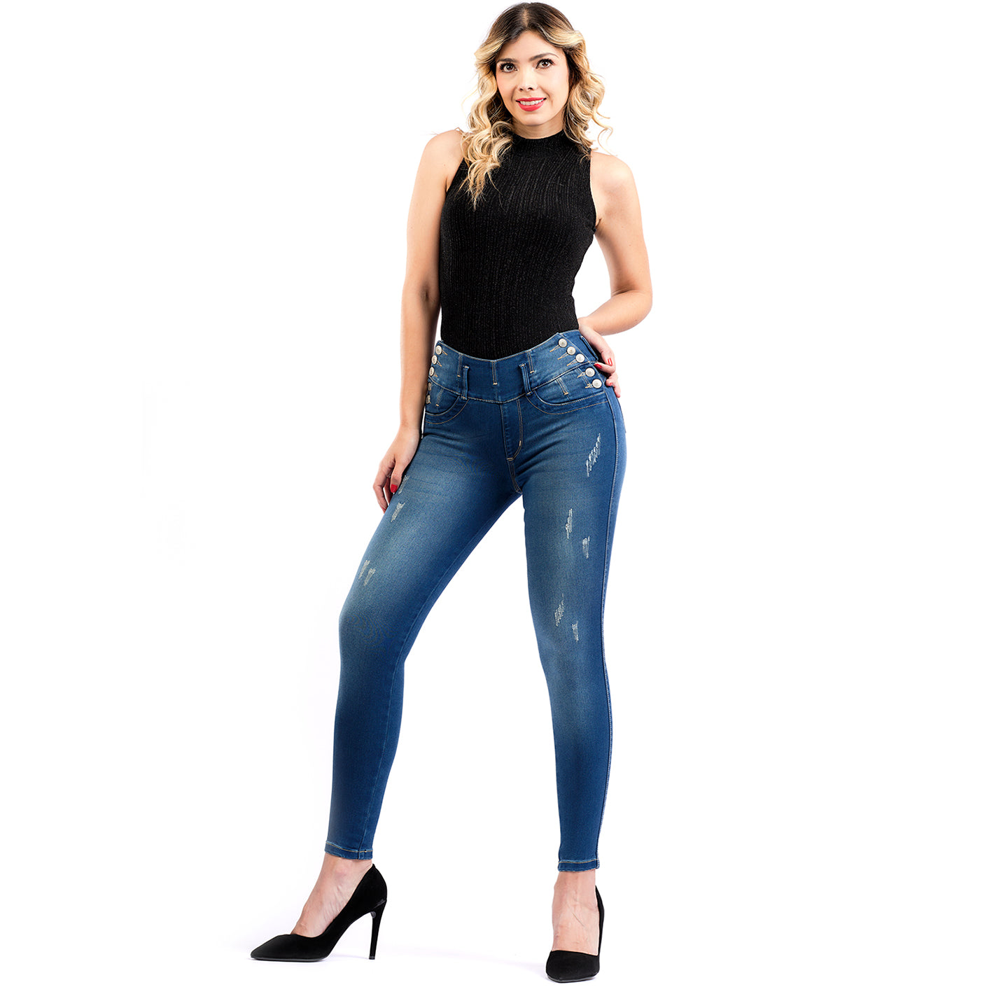 Jeans colombianos butt lifter fajas colombianas bbl levanta cola Bon Bon Up  6403
