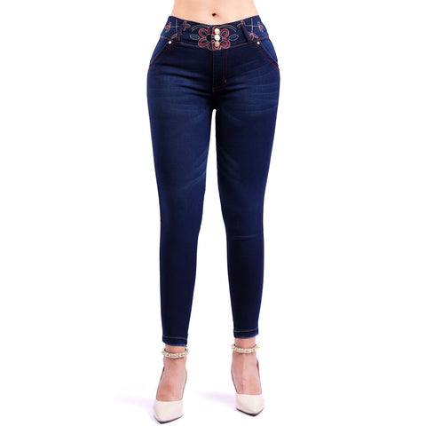 LT. Rose 1502 |  Mid Rise Skinny Butt Lifting Jeans for Women