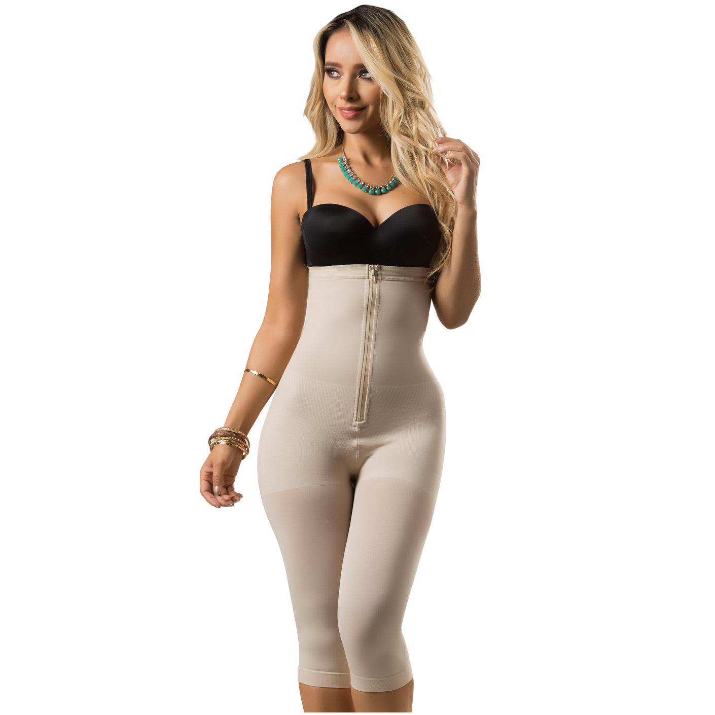 Fajas Colombianas Tummy Tuck Hi-Compression Bodysuit Garment Full Body  Shaper US
