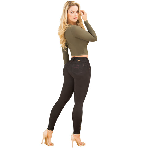 LT.Rose IS1B03 Colombian Butt Lifter Skinny Jeans-3-Shapes Secrets Fajas