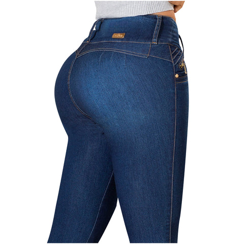 LT.Rose IS3004 Colombian Butt Lifter Skinny Jeans-1-Shapes Secrets Fajas