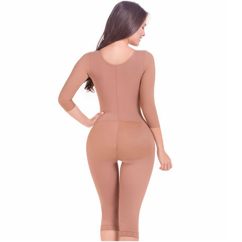 Arm & Thigh Liposuction (360) Post-Surgery Faja with Medium compression, Built-in bra & High back MariaE 9292-4-Shapes Secrets Fajas