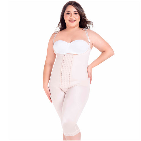 Fajas MaríaE 9312 Colombian Lipo Compression Garment Post Surgery Shapewear for Women-4-Shapes Secrets Fajas