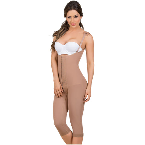 Fajas MariaE 9272 | Colombian Fajas Postsurgical Compression Garment | Postpartum Girdle for Women-5-Shapes Secrets Fajas