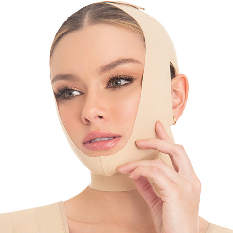 Fajas MYD 0810 Post Surgical Chin Compression Strap for Women