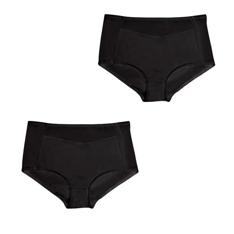 Daily Use Under Wear 2-Pack Seamless Slim Panties Shapewear High Waist Sonryse SP645NC-7-Shapes Secrets Fajas