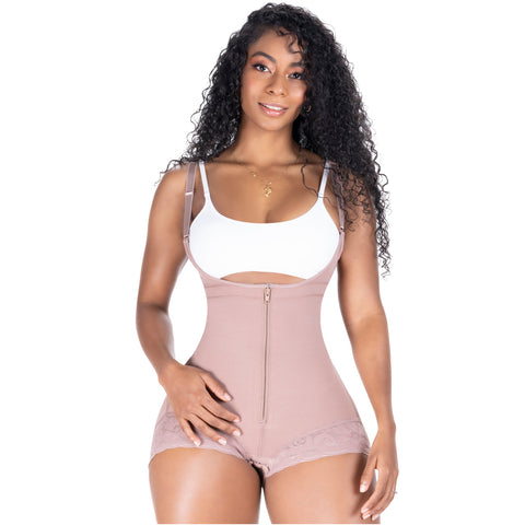 SONRYSE 095ZF | Colombian Butt Lifter Strapless Shapewear Bodysuit |  Postpartum and Daily Use