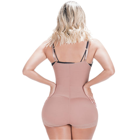 SONRYSE 021ZL | Post Surgery Compression Garments after Tummy Tuck and Lipo | Open Bust Panty Shapewear | Powernet-8-Shapes Secrets Fajas