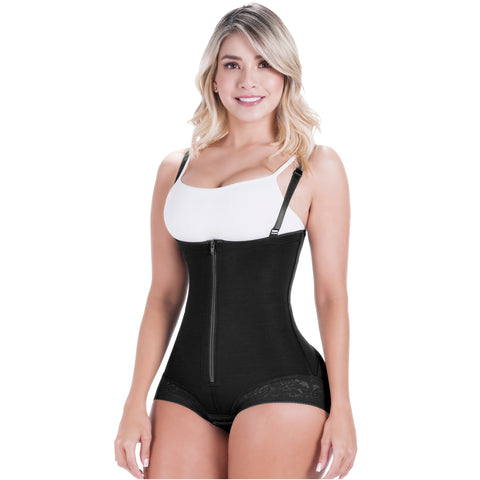 SONRYSE 021ZL | Post Surgery Compression Garments after Tummy Tuck and Lipo | Open Bust Panty Shapewear | Powernet-9-Shapes Secrets Fajas
