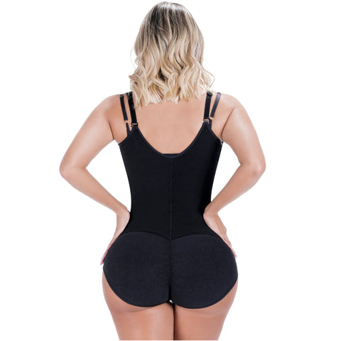 Postpartum C-Section Recovery with Removable Straps, High-Back, & Front Zipper Closure Fajas Sonryse 022ZL-10-Shapes Secrets Fajas