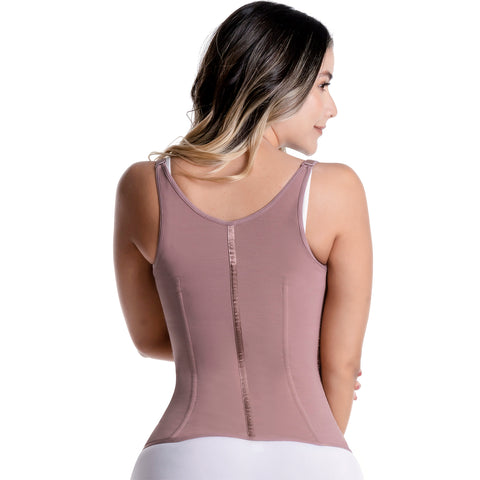 Post-Surgery Slimming massages, Posture corrector, Removable straps & Open bust Sonryse 024ZF-10-Shapes Secrets Fajas