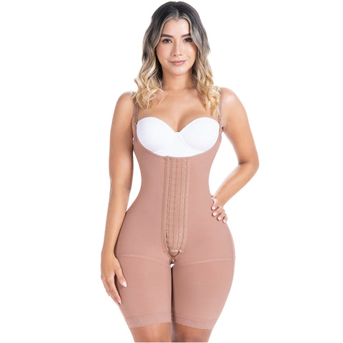 SONRYSE 048BF | Post Surgery and Pospartum Open Bust Shapewear Fajas Colombianas | Powernet-12-Shapes Secrets Fajas