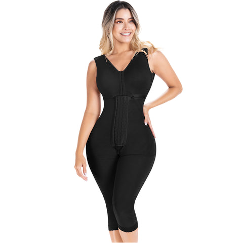 Fajas Sonryse 054BF | Tummy Control Compression Girdle Colombian Full Body Shaper with Built-in Bra | Post Surgery Postpartum-15-Shapes Secrets Fajas