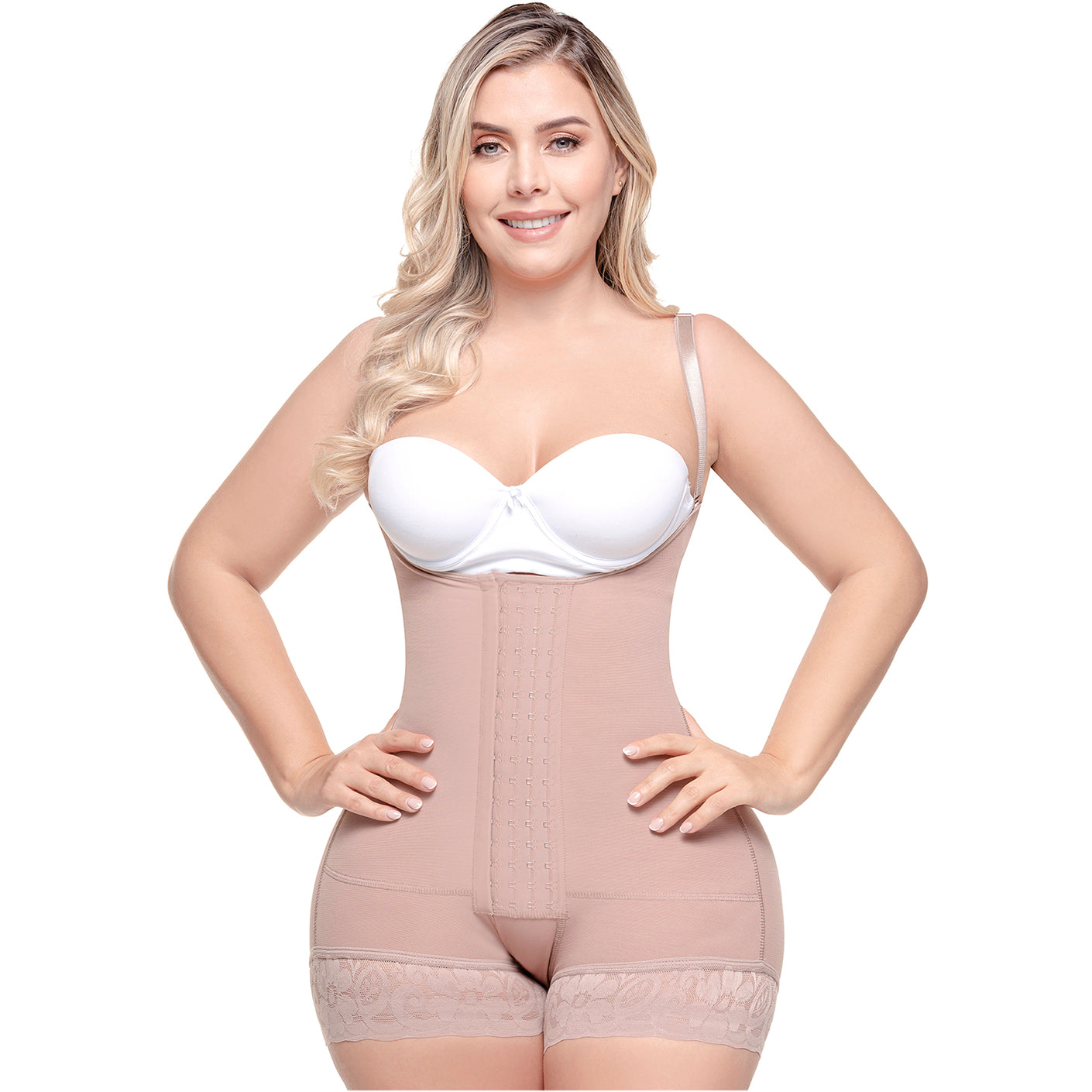 Daily Use Best Everyday Shapewear Open bust Medium compression & Butt-lifting effect Fajas Sonryse066BF-16-Shapes Secrets Fajas