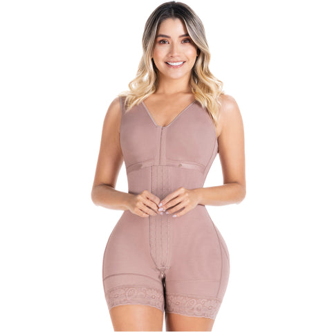 Fajas Sonryse 084 | Postpartum Colombian Girdle with Bra | Stage 2 Post Surgery Body Shaper