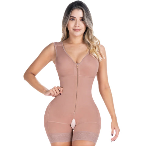 Fajas Sonryse 085ZF | Colombian Butt Lifting Post Surgery Shapewear | First Stage-9-Shapes Secrets Fajas