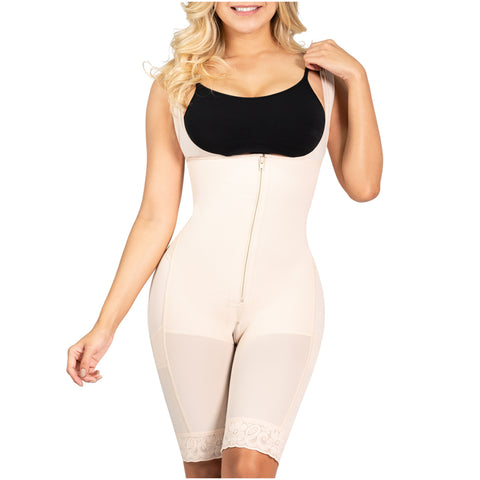 Fajas Sonryse 212ZF | Colombian Shapewear Bodysuit | Postpartum, Post Surgery and Daily Use-1-Shapes Secrets Fajas