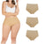Daily Use Under Wear 3-Pack Seamless Slim Panties Shapewear High Waist Sonryse SP645NC-1-Shapes Secrets Fajas